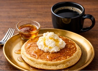 Orange Zest Kaymak & Honey Pancake